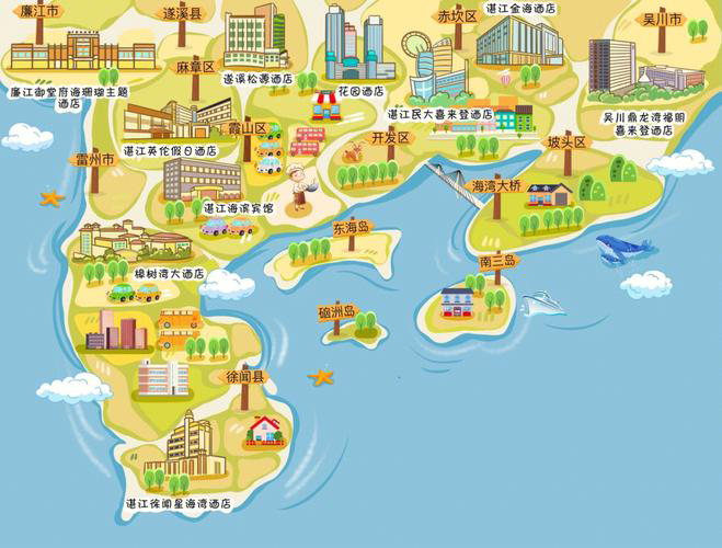 巴塘手绘地图旅游的艺术指南